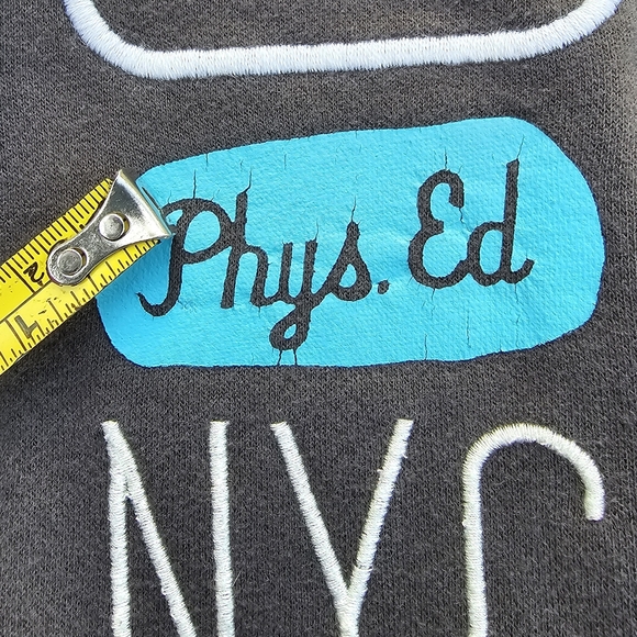 Aeropostale Womens Y2K Spellout Jogger Sweatpants Size XS Gray Phys Ed NYC 2000s - Picture 11 of 13